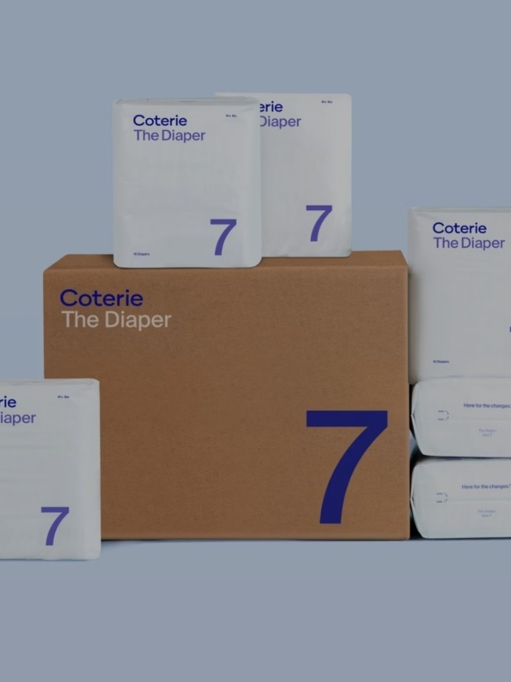 The Diaper Size 7 - White